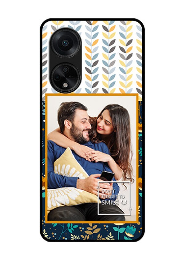 Oppo F23 5G Custom Glass Mobile Case - Pattern Design