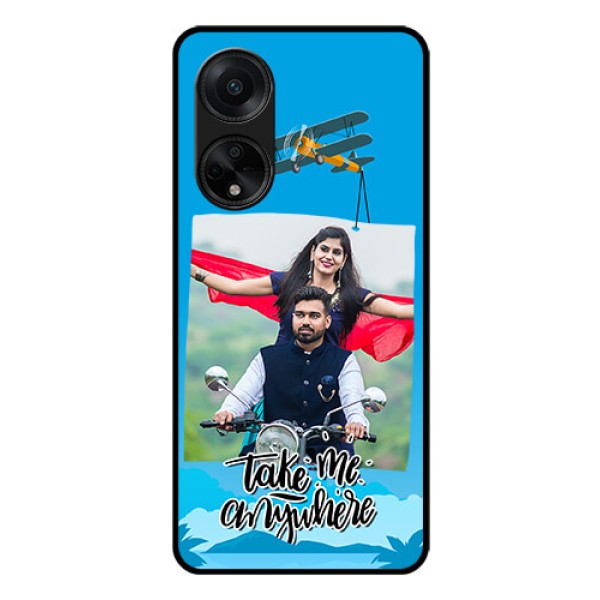 Oppo F23 5G Custom Glass Mobile Case - Traveller Design