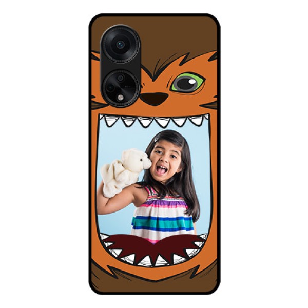 Oppo F23 5G Photo Printing on Glass Case - Owl Monster Back Case Design Oppo F23 5G Photo Printing on Glass Case - Owl Monster Back Case Design