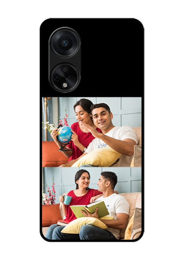 Oppo F23 5G 2 Images on Glass Phone Cover