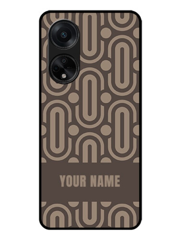 Custom Oppo F23 5G Custom Glass Phone Case - Captivating Zero Pattern Design