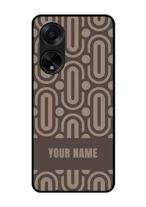 Oppo F23 5G Custom Glass Phone Case - Captivating Zero Pattern Design