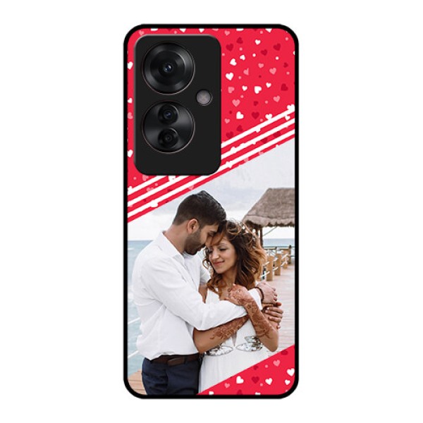 Oppo F25 Pro 5G Custom Glass Phone Case - Valentines Gift Design