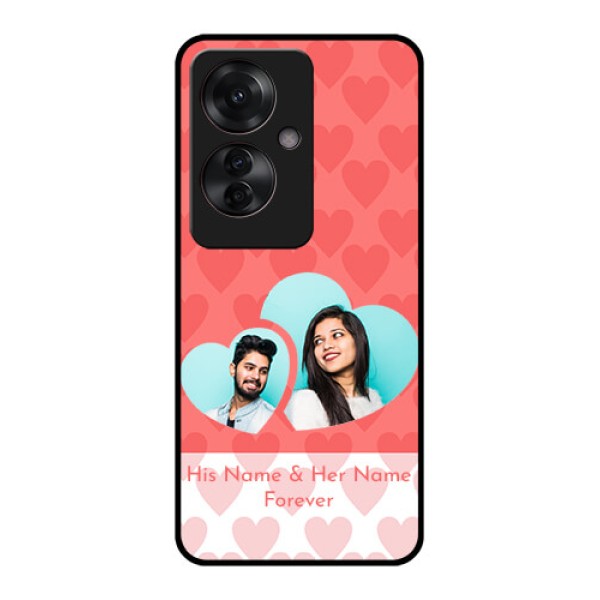 Oppo F25 Pro 5G Custom Glass Phone Case - Couple Pic Upload Design Oppo F25 Pro 5G Custom Glass Phone Case - Couple Pic Upload Design