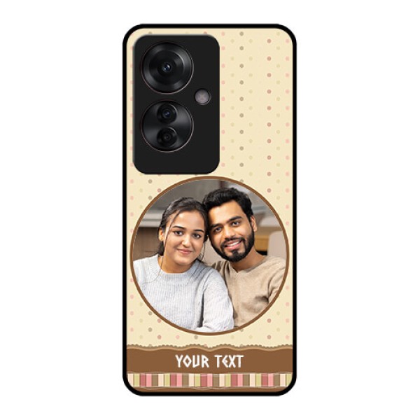 Oppo F25 Pro 5G Custom Glass Phone Case - Brown Dotted Mobile Case Design Oppo F25 Pro 5G Custom Glass Phone Case - Brown Dotted Mobile Case Design