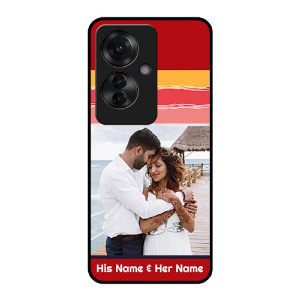 Oppo F25 Pro 5G Custom Glass Phone Case - Colorful Case Design