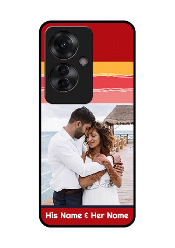 Oppo F25 Pro 5G Custom Glass Phone Case - Colorful Case Design