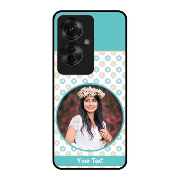Oppo F25 Pro 5G Custom Glass Phone Case - Beautiful Flowers Design