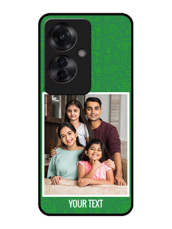 Custom Oppo F25 Pro 5G Custom Glass Phone Case - Picture Upload Design