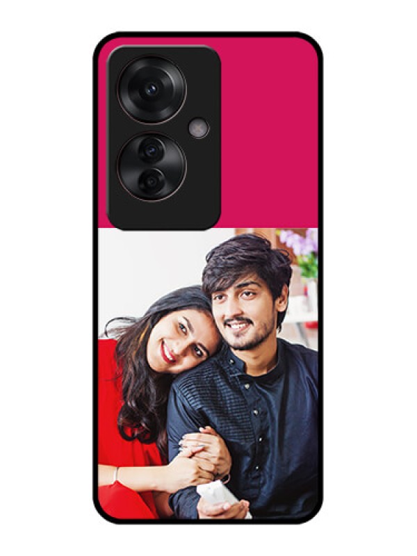 Custom Oppo F25 Pro 5G Custom Glass Phone Case - Anniversary Cover Design