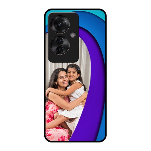 Oppo F25 Pro 5G Custom Glass Phone Case - Simple Pattern Design
