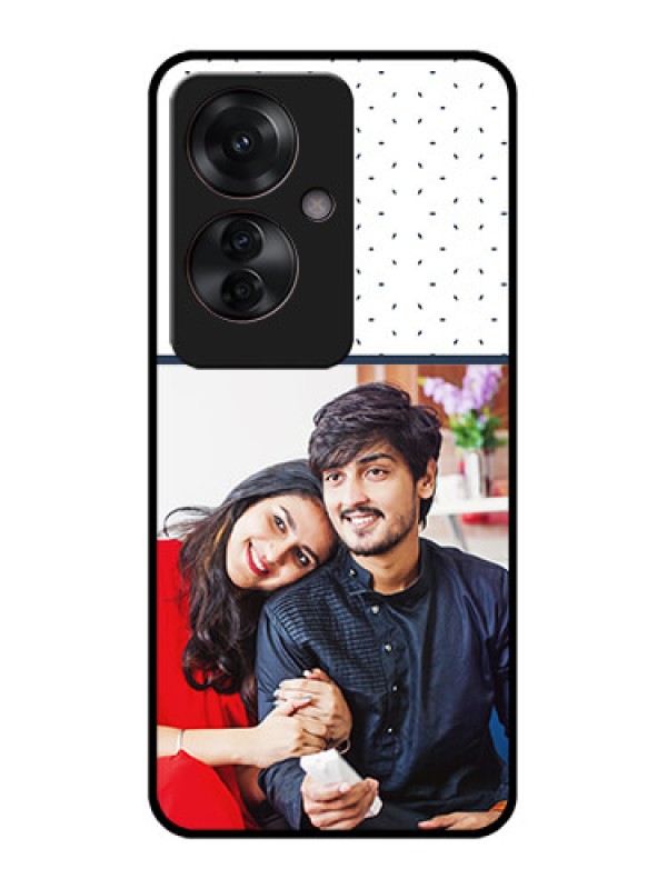 Custom Oppo F25 Pro 5G Custom Glass Phone Case - Premium Dot Design