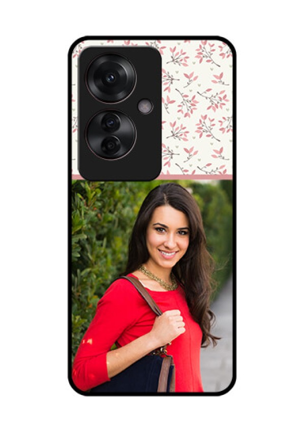 Oppo F25 Pro 5G Custom Glass Phone Case - Stunning Floral Design