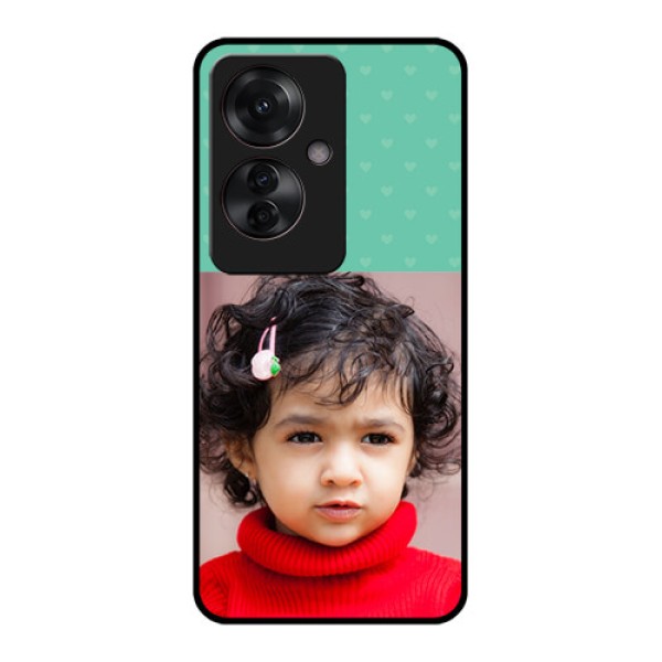Oppo F25 Pro 5G Custom Glass Phone Case - Lovers Picture Design