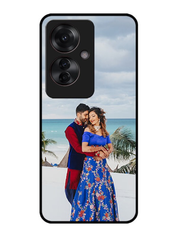 Custom Oppo F25 Pro 5G Custom Glass Phone Case - Upload Full Picture Design