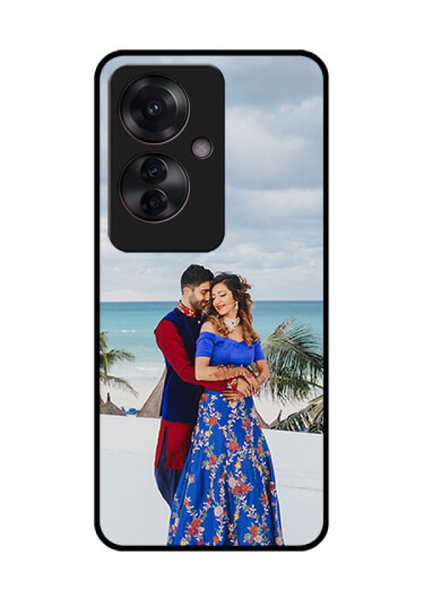Oppo F25 Pro 5G Custom Glass Phone Case - Upload Full Picture Design