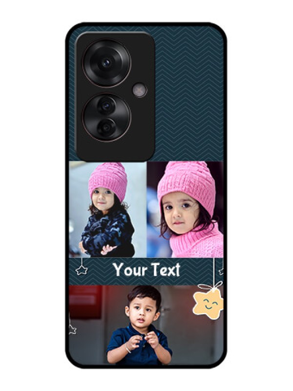 Custom Oppo F25 Pro 5G Custom Glass Phone Case - Hanging Stars Design