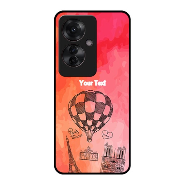 Oppo F25 Pro 5G Custom Glass Phone Case - Paris Theme Design