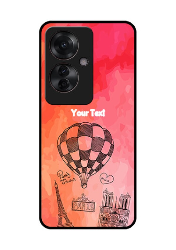 Oppo F25 Pro 5G Custom Glass Phone Case - Paris Theme Design
