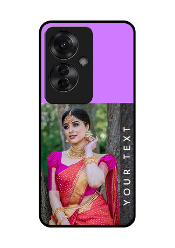 Oppo F25 Pro 5G Custom Glass Phone Case - Birthday Icons Design