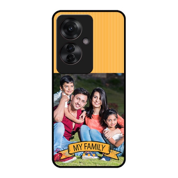 Oppo F25 Pro 5G Custom Glass Phone Case - My Family Design