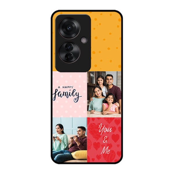 Oppo F25 Pro 5G Custom Glass Phone Case - Images With Quotes Design