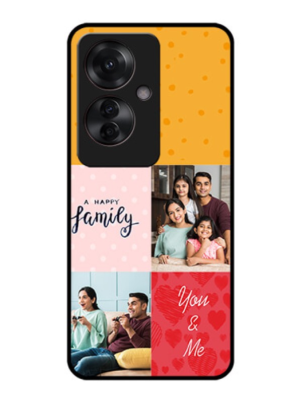 Custom Oppo F25 Pro 5G Custom Glass Phone Case - Images With Quotes Design