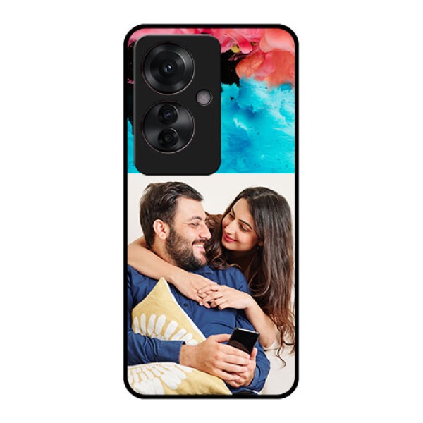 Oppo F25 Pro 5G Custom Glass Phone Case - Quote With Acrylic Painting Design Oppo F25 Pro 5G Custom Glass Phone Case - Quote With Acrylic Painting Design
