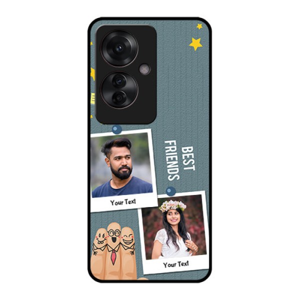 Oppo F25 Pro 5G Custom Glass Phone Case - Sticky Frames And Friendship Design Oppo F25 Pro 5G Custom Glass Phone Case - Sticky Frames And Friendship Design