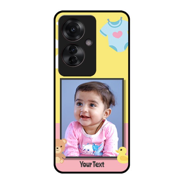Oppo F25 Pro 5G Custom Glass Phone Case - Kids 2 Color Design