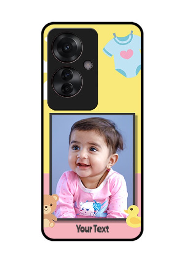 Oppo F25 Pro 5G Custom Glass Phone Case - Kids 2 Color Design