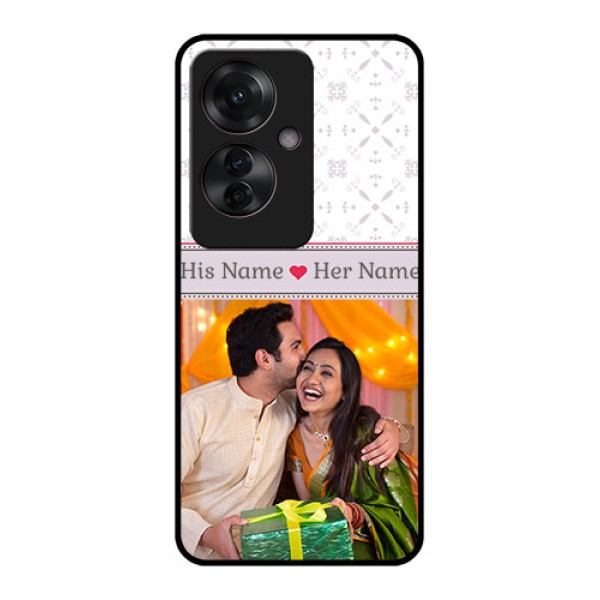 Oppo F25 Pro 5G Custom Glass Phone Case - With Photo And Ethnic Design