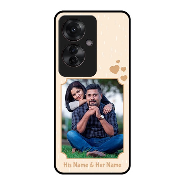 Oppo F25 Pro 5G Custom Glass Phone Case - With Confetti Love Design Oppo F25 Pro 5G Custom Glass Phone Case - With Confetti Love Design