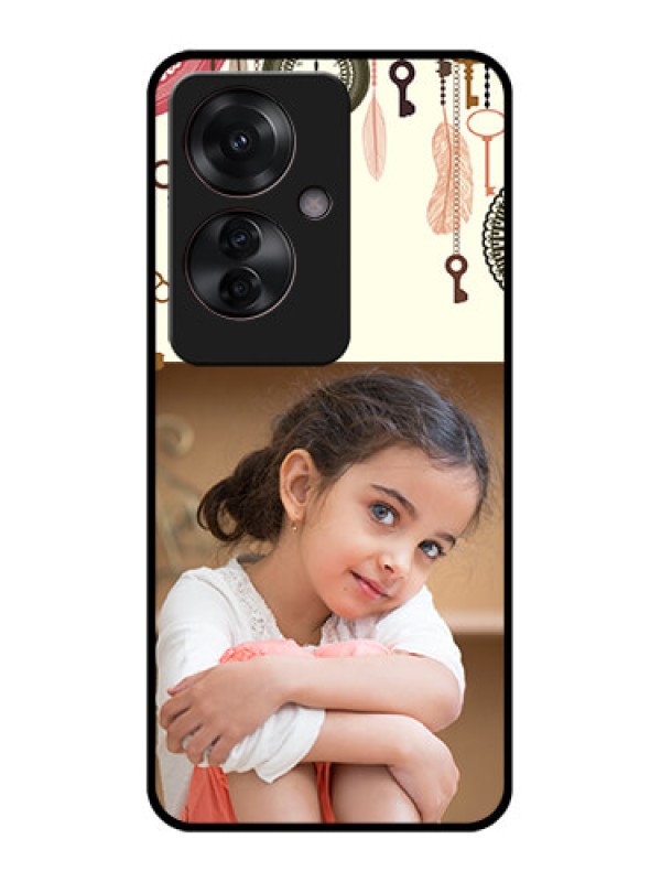 Custom Oppo F25 Pro 5G Custom Glass Phone Case - Boho Style Design