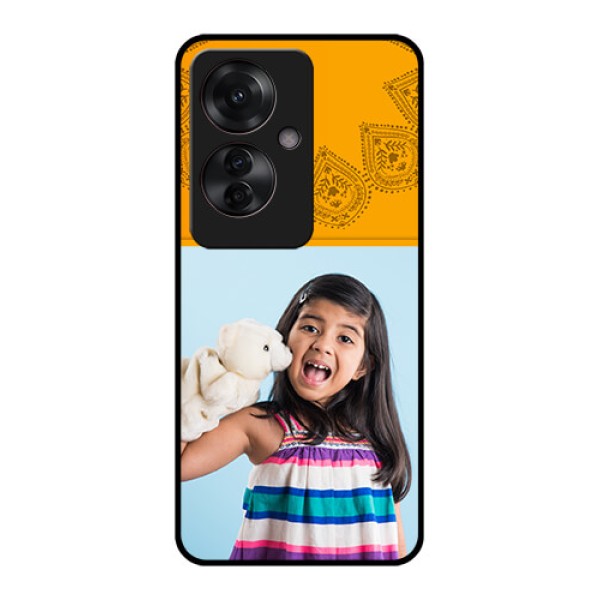 Oppo F25 Pro 5G Custom Glass Phone Case - Photo Wedding Design