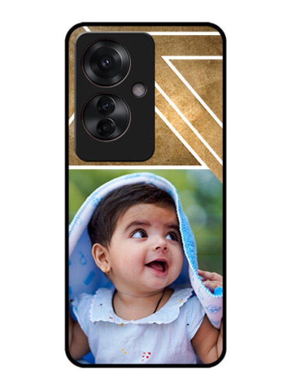 Custom Oppo F25 Pro 5G Custom Glass Phone Case - Gradient Abstract Texture Design