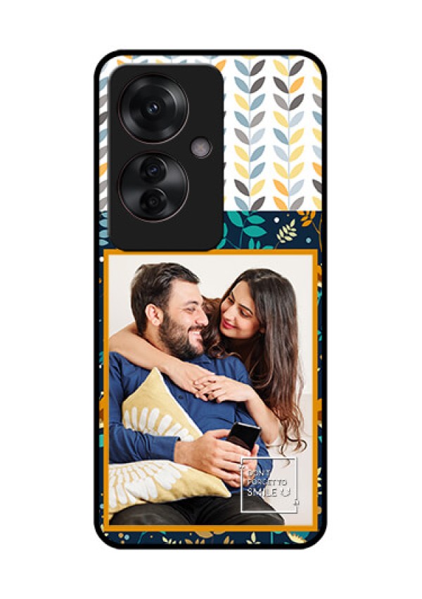 Oppo F25 Pro 5G Custom Glass Phone Case - Pattern Design