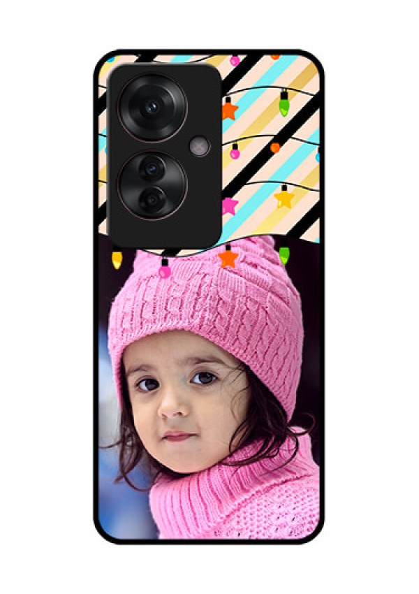 Oppo F25 Pro 5G Custom Glass Phone Case - Lights Hanging Design