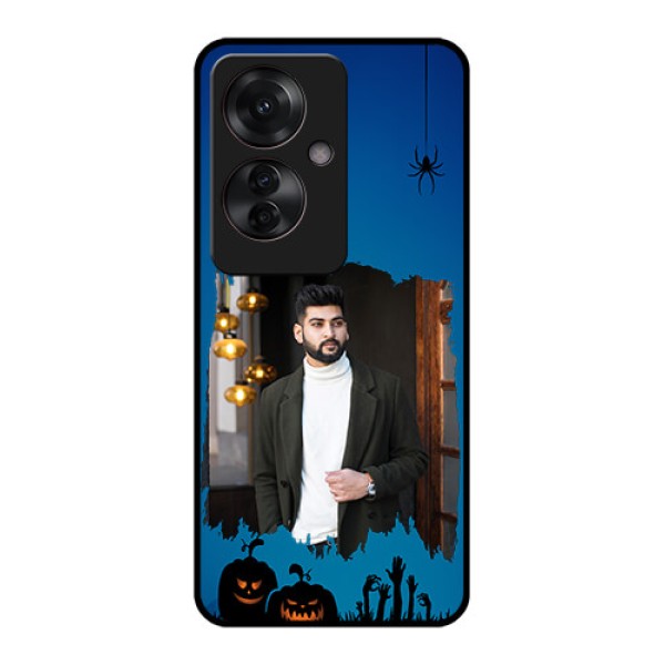Oppo F25 Pro 5G Custom Glass Phone Case - With Pro Halloween Design