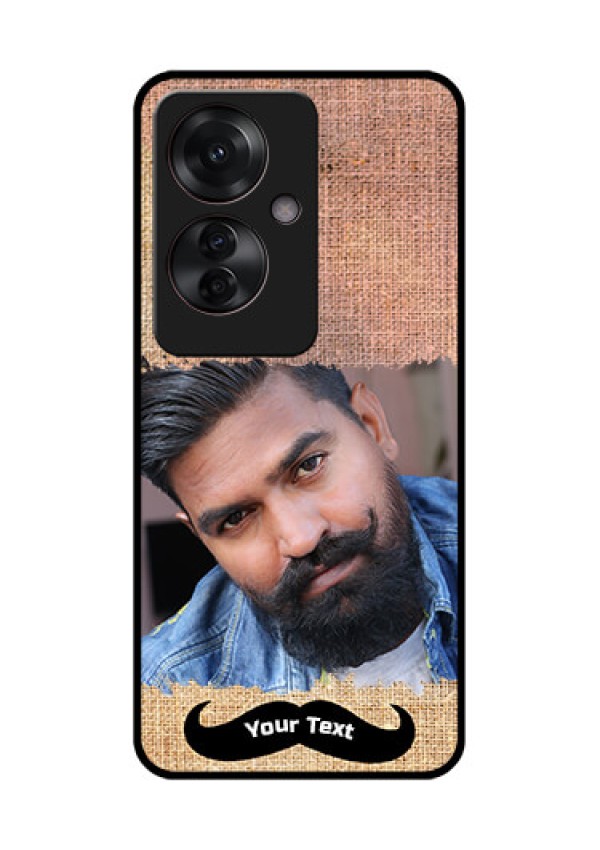 Oppo F25 Pro 5G Custom Glass Phone Case - With Texture Design