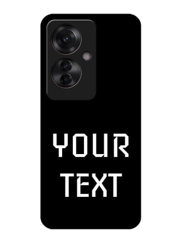Custom Oppo F25 Pro 5G Custom Glass Phone Case - Your Name Design