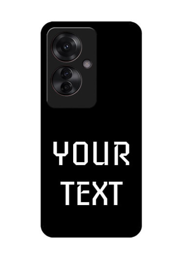 Oppo F25 Pro 5G Custom Glass Phone Case - Your Name Design