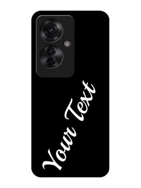 Custom Oppo F25 Pro 5G Custom Glass Phone Case - With Your Name Design