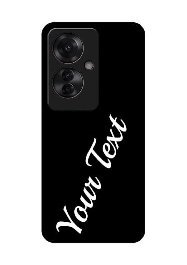 Oppo F25 Pro 5G Custom Glass Phone Case - With Your Name Design