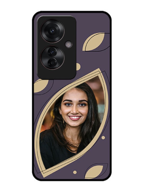 Custom Oppo F25 Pro 5G Custom Glass Phone Case - Falling Leaf Design