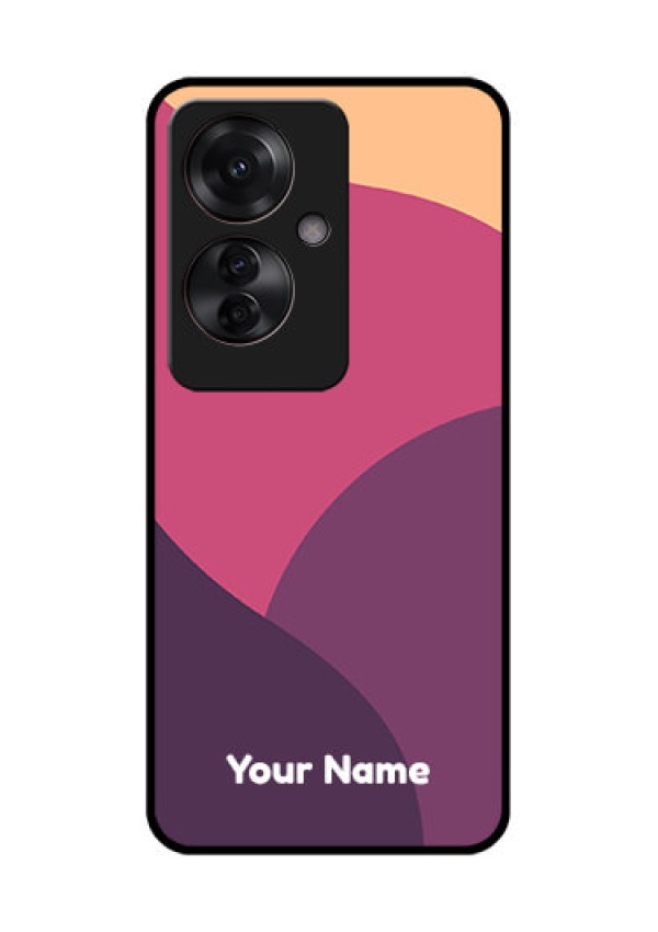 Oppo F25 Pro 5G Custom Glass Phone Case - Mixed Multi - Colour Abstract Art Design