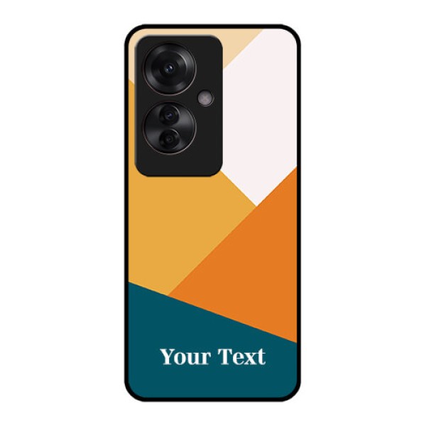 Oppo F25 Pro 5G Custom Glass Phone Case - Stacked Multi - Colour Design Oppo F25 Pro 5G Custom Glass Phone Case - Stacked Multi - Colour Design