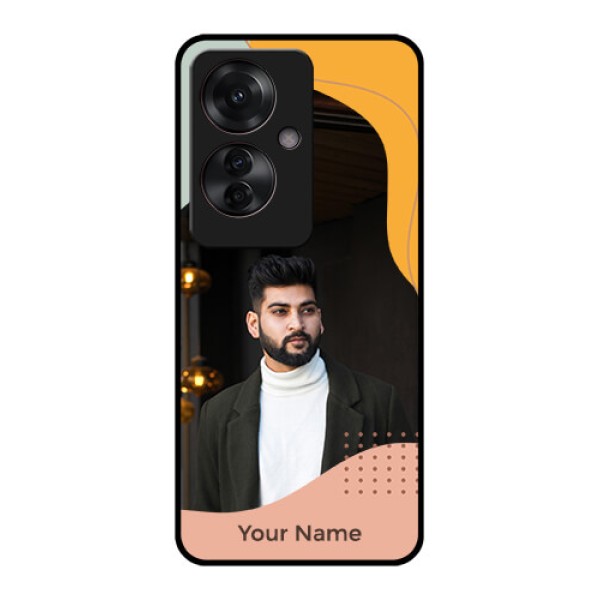 Oppo F25 Pro 5G Custom Glass Phone Case - Tri - Coloured Overlay Design Oppo F25 Pro 5G Custom Glass Phone Case - Tri - Coloured Overlay Design