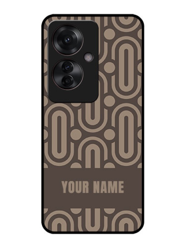 Custom Oppo F25 Pro 5G Custom Glass Phone Case - Captivating Zero Pattern Design