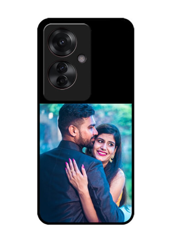 Oppo F25 Pro 5G Custom Glass Phone Case - Upload Full Picture With Custom Color Design